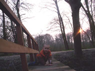 Kun je ook aan de zijkant van een brug af?